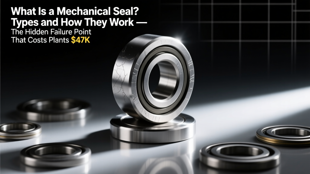 What Is a Mechanical Seal? Types and How They Work — The Hidden Failure Point That Costs Plants $47K Per Hour in Downtime (And Exactly How Modern Seals Prevent It)