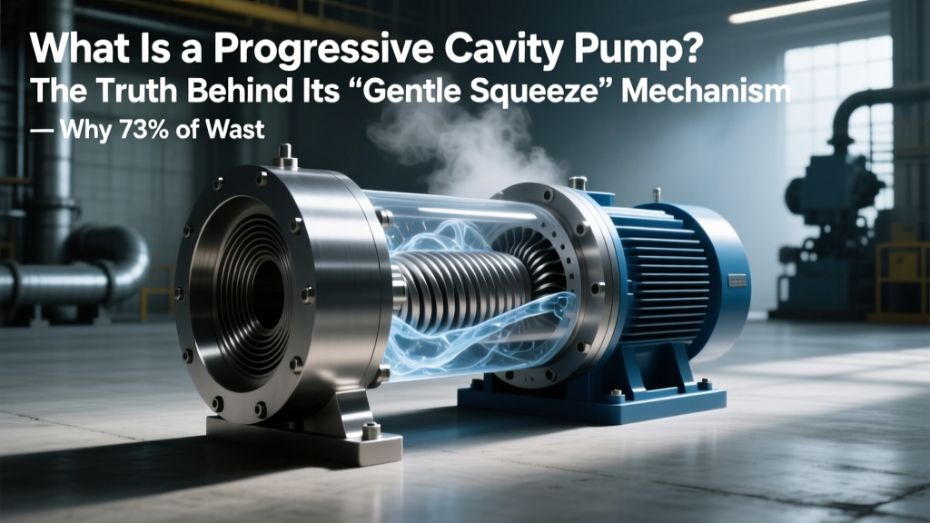 What Is a Progressive Cavity Pump? The Truth Behind Its 'Gentle Squeeze' Mechanism — Why 73% of Wastewater Plants Switched From Centrifugal to PC Pumps (and Why Your Industry Might Need To Too)