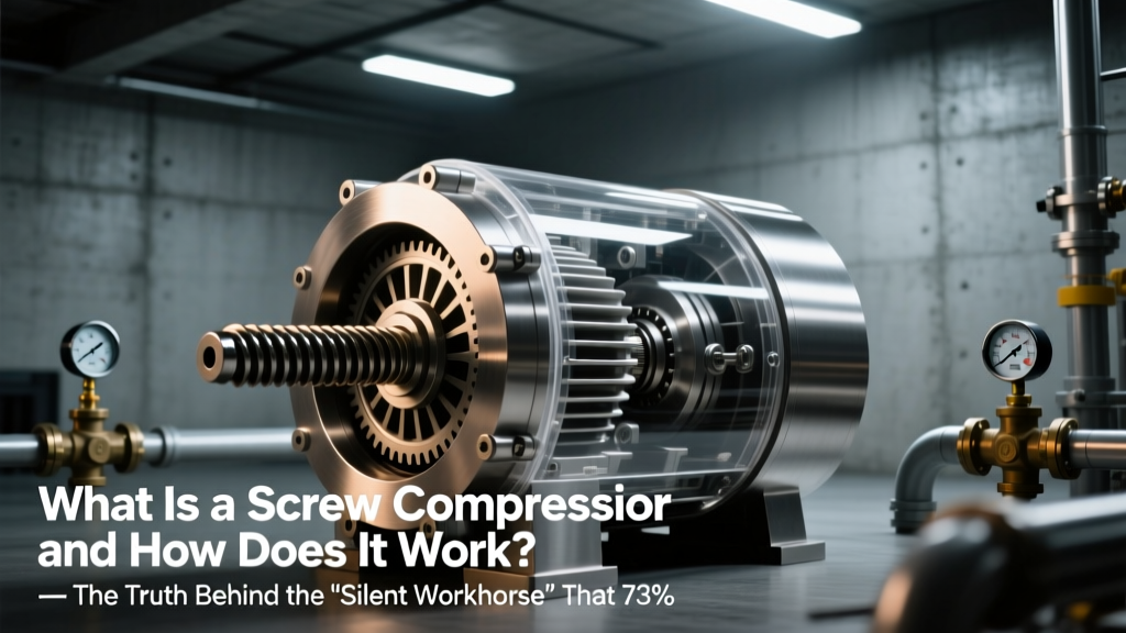 What Is a Screw Compressor and How Does It Work? — The Truth Behind the 'Silent Workhorse' That 73% of Industrial Facilities Rely On (But Few Engineers Fully Understand)