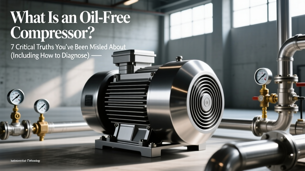 What Is an Oil-Free Compressor? 7 Critical Truths You’ve Been Misled About (Including How to Diagnose Hidden Contamination Risks Before They Shut Down Your Pharma Line)