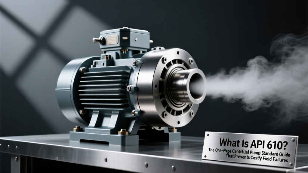 What Is API 610? The One-Page Centrifugal Pump Standard Guide That Prevents Costly Field Failures (No Engineering Degree Required)