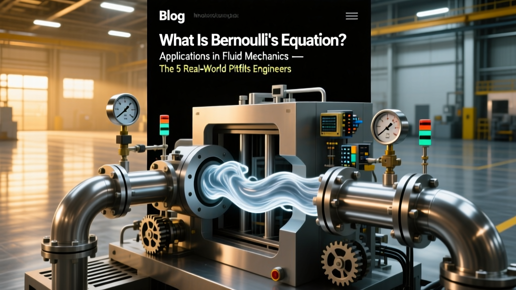 What Is Bernoulli's Equation? Applications in Fluid Mechanics — The 5 Real-World Pitfalls Engineers *Actually* Face (and How to Fix Them Before Your Next Pipe Design Review)