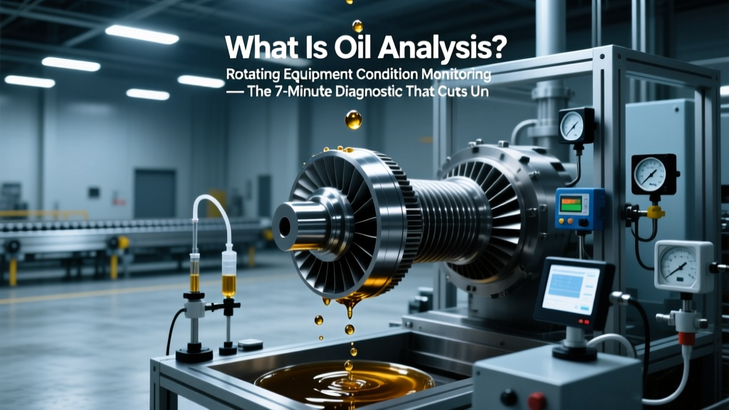 What Is Oil Analysis? Rotating Equipment Condition Monitoring — The 7-Minute Diagnostic That Cuts Unplanned Downtime by 42% (Backed by SKF & Shell Lubricants Data)