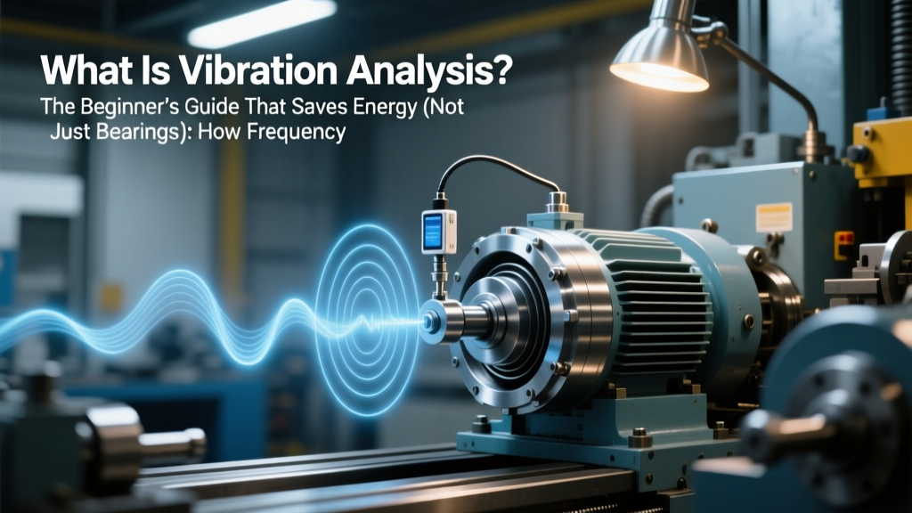 What Is Vibration Analysis? The Beginner’s Guide That Saves Energy (Not Just Bearings): How Frequency Spectrum, Time Waveform & Trending Reveal Hidden Waste in Rotating Equipment — Before It Costs You kW, Carbon, or Compliance