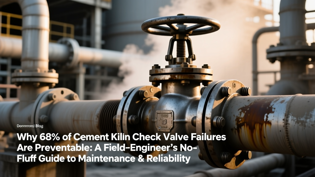 Why 68% of Cement Kiln Check Valve Failures Are Preventable: A Field-Engineer’s No-Fluff Guide to Material Selection, Hygienic Design Pitfalls, ASME B16.34 Compliance, and Real-World Clinker Line Best Practices