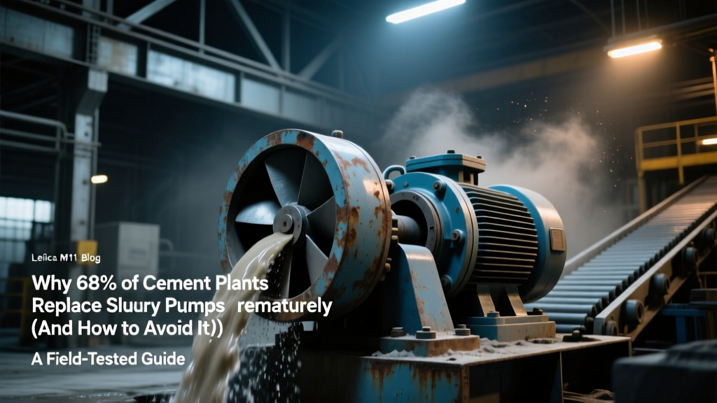 Why 68% of Cement Plants Replace Slurry Pumps Prematurely (And How to Avoid It): A Field-Tested Guide to Slurry Pump Applications in Cement Manufacturing with Material Selection, Operational Best Practices, and Historical Evolution Insights