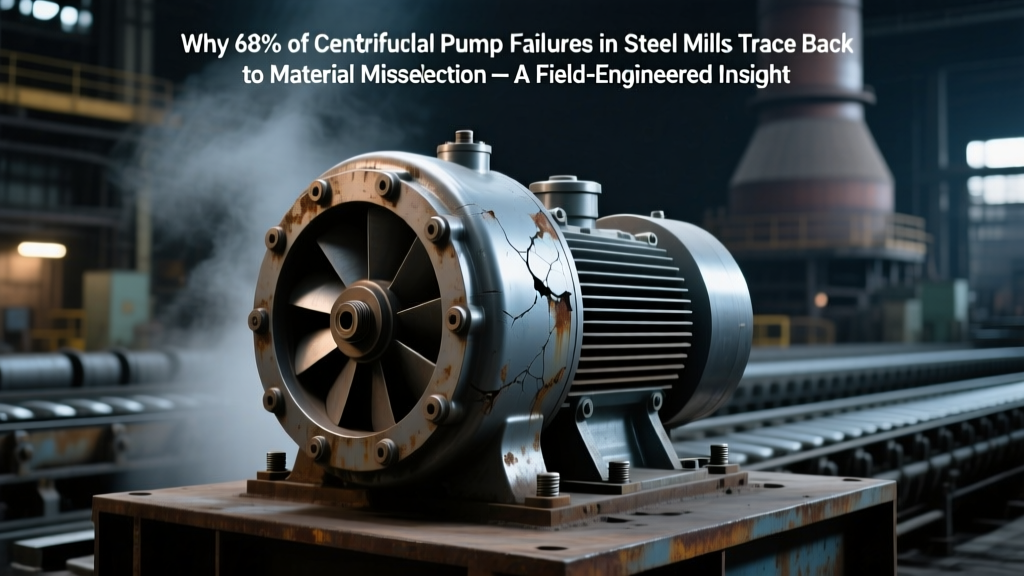 Why 68% of Centrifugal Pump Failures in Steel Mills Trace Back to Material Misselection — A Field-Engineer’s No-Fluff Guide to Centrifugal Pump Applications in Steel & Metal Processing (With Real NPSH Calculations, API 610 Compliance Checklists, and Hot-Roll Mill Cooling Loop Case Study)
