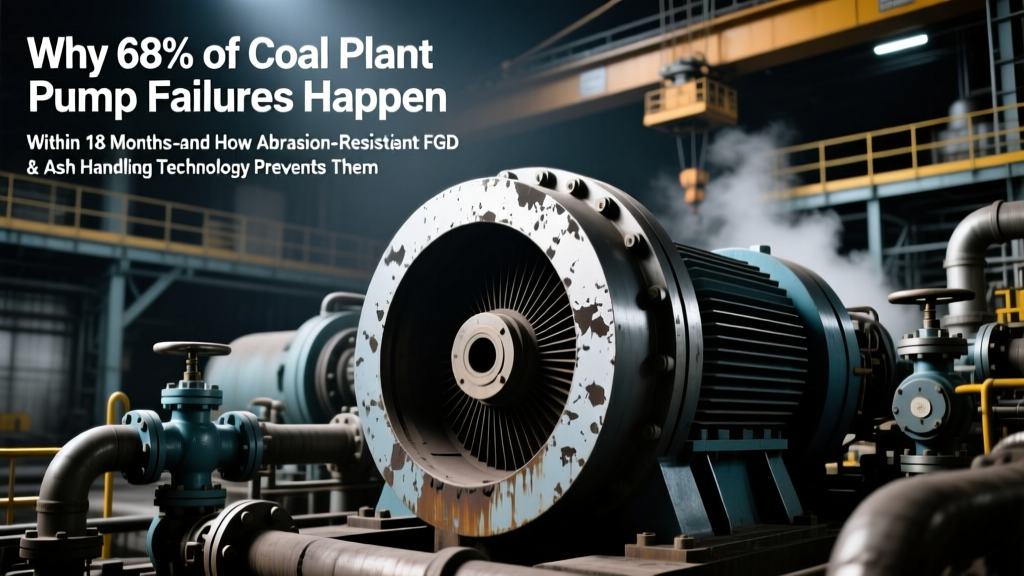Why 68% of Coal Plant Pump Failures Happen Within 18 Months—and How Abrasion-Resistant FGD & Ash Handling Pumps Cut Downtime by 42% (Real Plant Data)