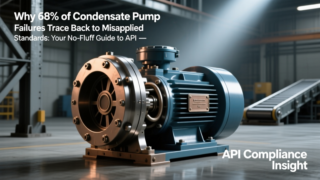 Why 68% of Condensate Pump Failures Trace Back to Misapplied Standards: Your No-Fluff Guide to API, ISO, ASME & ANSI Compliance — With Energy-Efficiency Impact Quantified