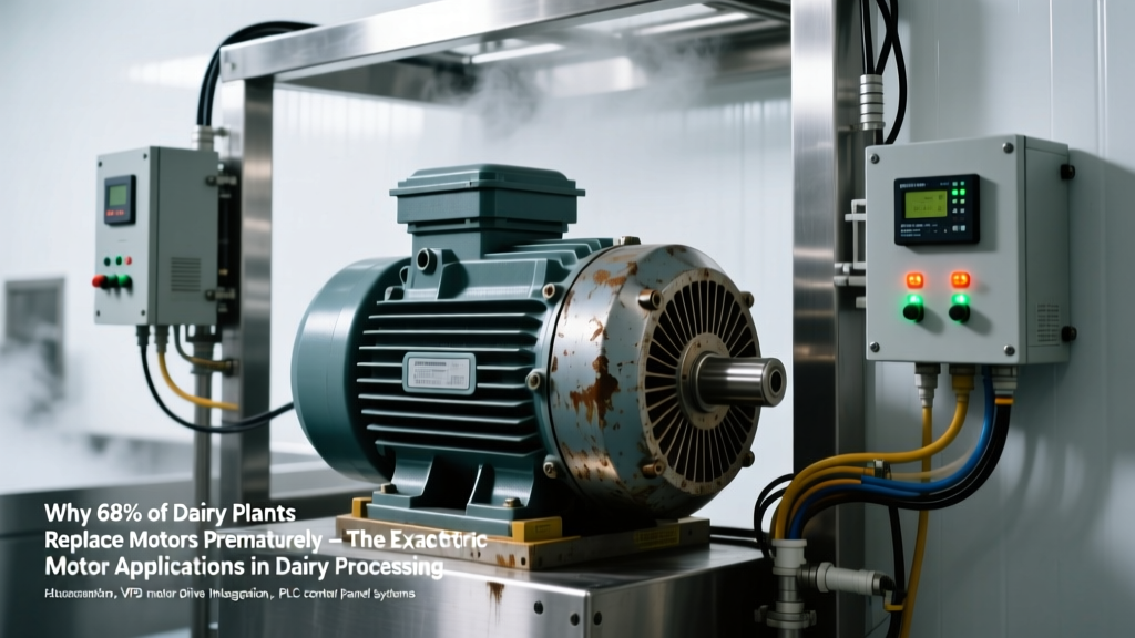 Why 68% of Dairy Plants Replace Motors Prematurely: The Exact Electric Motor Applications in Dairy Processing That Prevent Cross-Contamination, Meet 3-A SSI Standards, and Cut Energy Waste by 22–37% (With Real Torque Calculations & Material Thickness Tables)