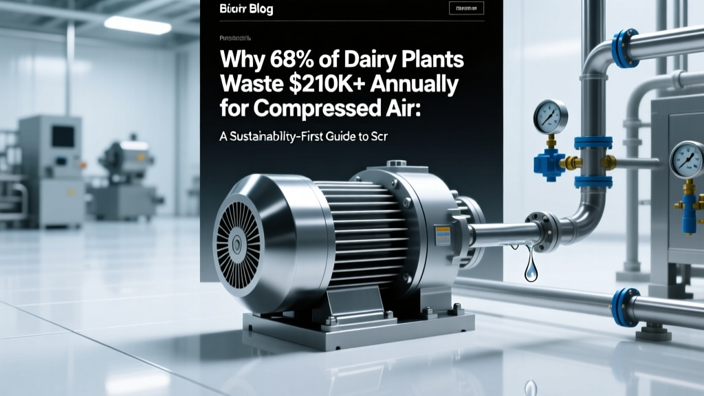Why 68% of Dairy Plants Waste $210K+ Annually on Compressed Air: A Sustainability-First Guide to Screw Compressor Applications in Dairy Processing That Cuts Energy Use by 35–47% Without Compromising Hygiene or Output