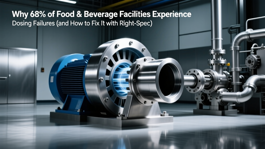 Why 68% of Food & Beverage Facilities Experience Dosing Failures (and How to Fix It with Right-Spec Metering Pump Applications in Food & Beverage — A Process Engineer’s Field-Validated Guide)