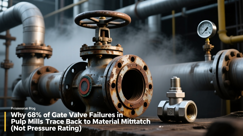 Why 68% of Gate Valve Failures in Pulp Mills Trace Back to Material Mismatch (Not Pressure Rating): A Field-Validated Guide to Gate Valve Applications in Pulp & Paper with API 600/602 Compliance, Corrosion Mapping, and Real-Time Slurry Flow Benchmarks