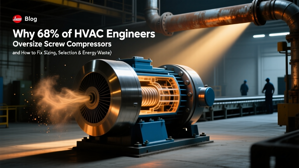 Why 68% of HVAC Engineers Oversize Screw Compressors (and How to Fix Sizing, Selection & Energy Waste in Real Commercial Buildings)