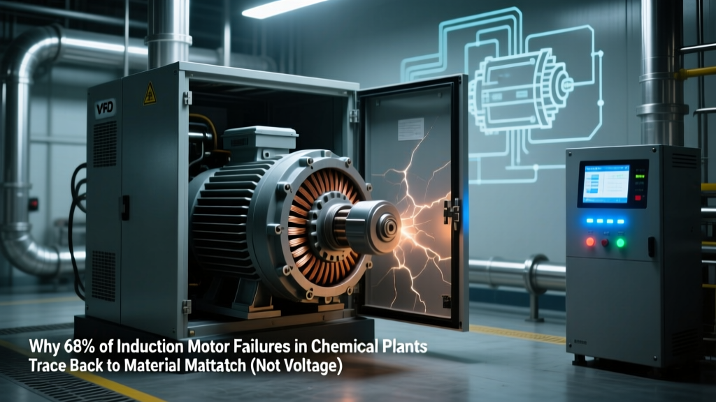 Why 68% of Induction Motor Failures in Chemical Plants Trace Back to Material Mismatch (Not Voltage Spikes): A Process-Engineer’s Field Guide to Specifying Motors for Corrosive, Explosive, and High-Purity Environments
