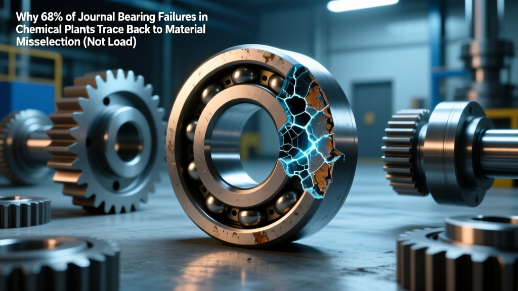 Why 68% of Journal Bearing Failures in Chemical Plants Trace Back to Material Misselection (Not Load or Speed): A Field-Validated Guide to Surviving Corrosive, High-Temp, and Slurry-Laden Process Environments