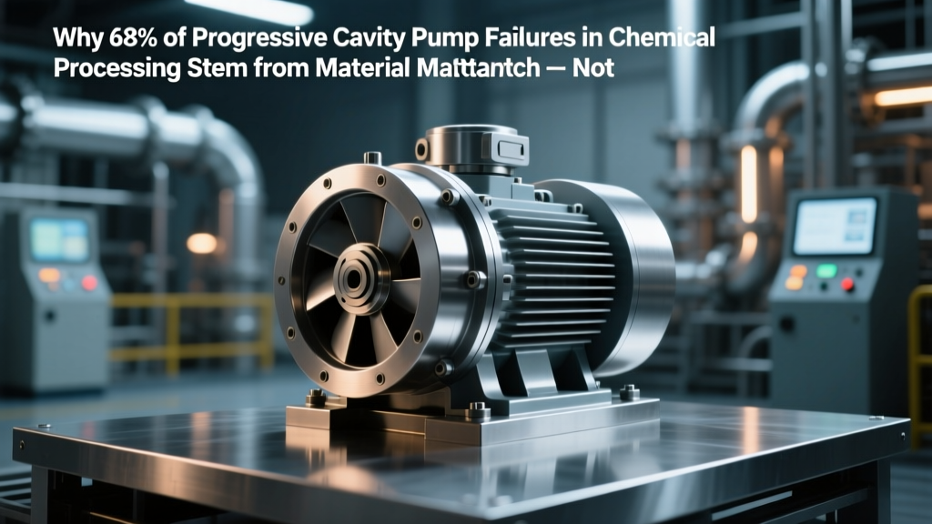 Why 68% of Progressive Cavity Pump Failures in Chemical Processing Stem from Material Mismatch — Not Flow Rate Errors: A Field-Engineer’s 15-Year Diagnostic Guide with NPSH Calculations, API 676 Compliance Checks, and Real Petrochemical Case Studies