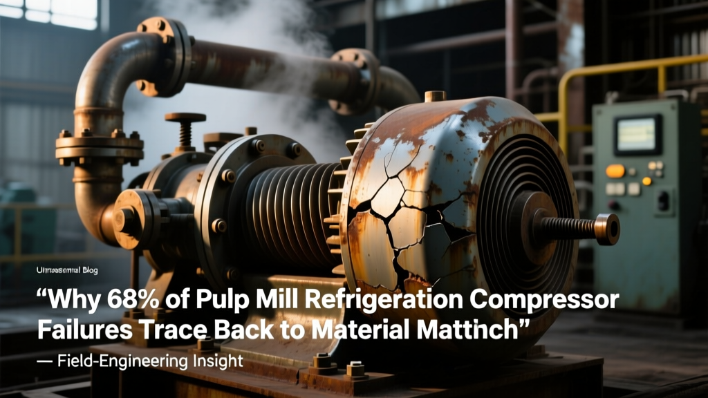 Why 68% of Pulp Mill Refrigeration Compressor Failures Trace Back to Material Mismatch — A Field-Engineer’s Guide to Selecting, Sizing, and Maintaining Refrigeration Compressors in Kraft, Mechanical, and Deinking Processes (Not Just HVAC Logic)