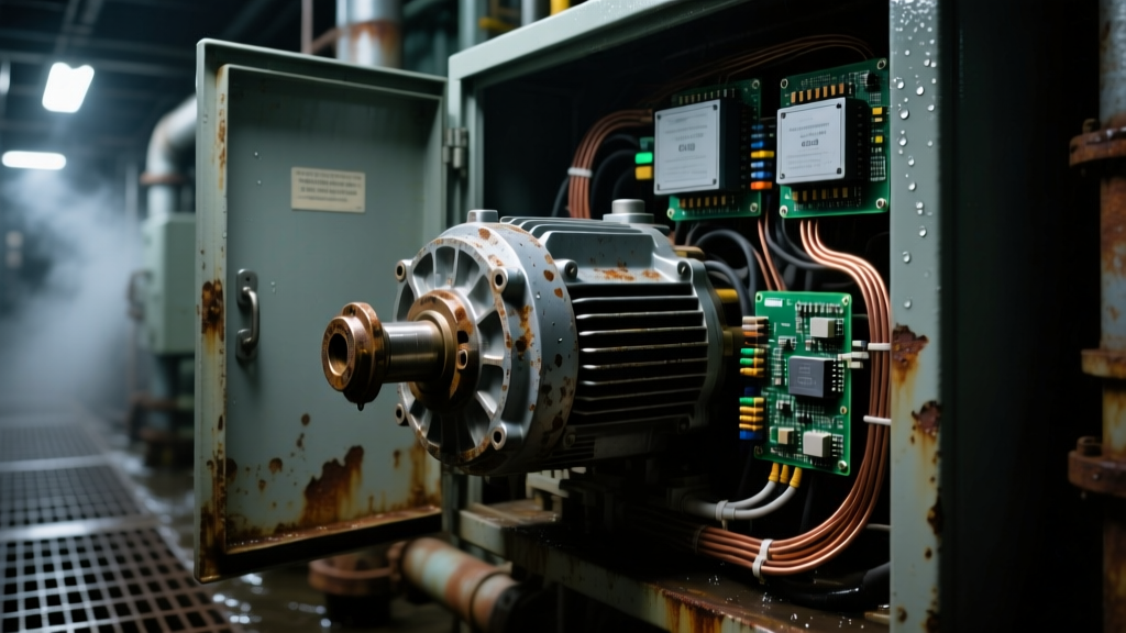 Why 68% of Servo Motor Failures in Marine & Chemical Plants Trace Back to Corrosion—and Exactly How Material Selection, Smart Coatings, Cathodic Protection, and Real-Time Monitoring Cut Downtime by 42% (Data-Backed Protection Framework)