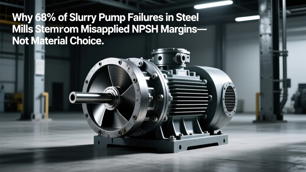 Why 68% of Slurry Pump Failures in Steel Mills Stem from Misapplied NPSH Margins—Not Material Choice: A Field-Engineered Guide to Slurry Pump Applications in Steel & Metal Processing That Cuts Downtime by 42% (With Real Mill Flow Schematics & API 610/ISO 13709 Compliance Checks)
