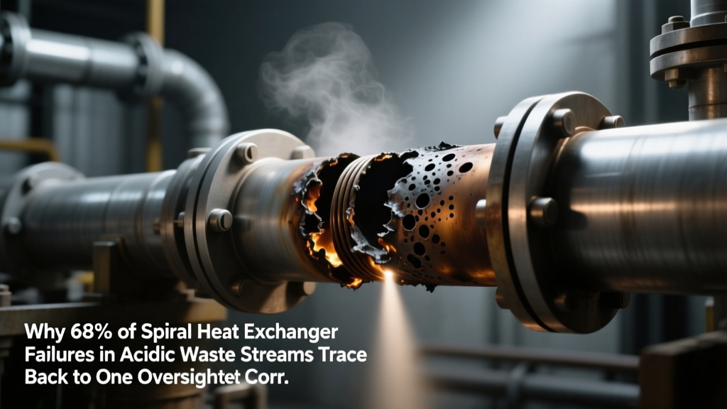 Why 68% of Spiral Heat Exchanger Failures in Acidic Waste Streams Trace Back to One Oversighted Corrosion Protection Gap — A Field Engineer’s 7-Point Material & Monitoring Protocol