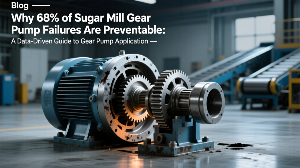 Why 68% of Sugar Mill Gear Pump Failures Are Preventable: A Data-Driven Guide to Gear Pump Applications in Sugar Processing — Material Specs, Selection Criteria, and Real-World Operational Benchmarks (2024)