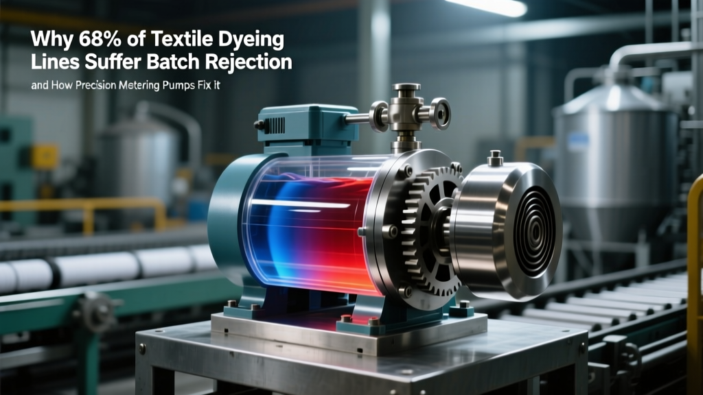 Why 68% of Textile Dyeing Lines Suffer Batch Rejection (and How Precision Metering Pumps Fix It): A Field-Engineered Guide to Metering Pump Applications in Textile Manufacturing — Selection Criteria, Chemical Compatibility Charts, NPSH Calculations, and Real Plant Performance Benchmarks
