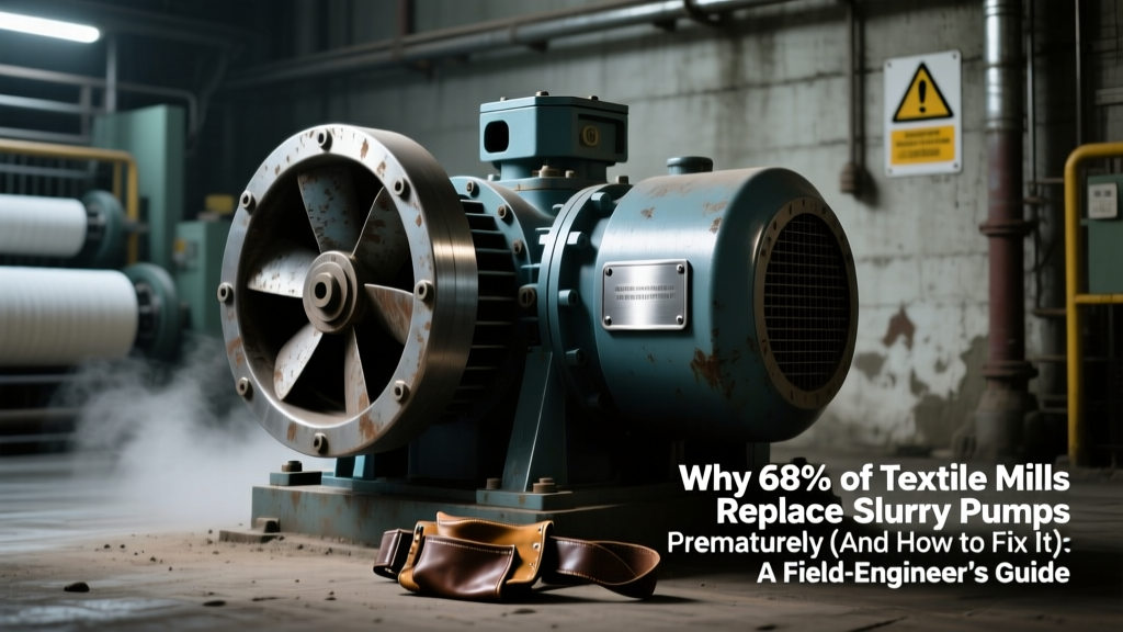 Why 68% of Textile Mills Replace Slurry Pumps Prematurely (And How to Fix It): A Field-Engineer’s Guide to Slurry Pump Applications in Textile Manufacturing — Material Compatibility, NPSH Margin Calculations, Real Process Flow Mapping, and ISO 5199-Compliant Selection Criteria