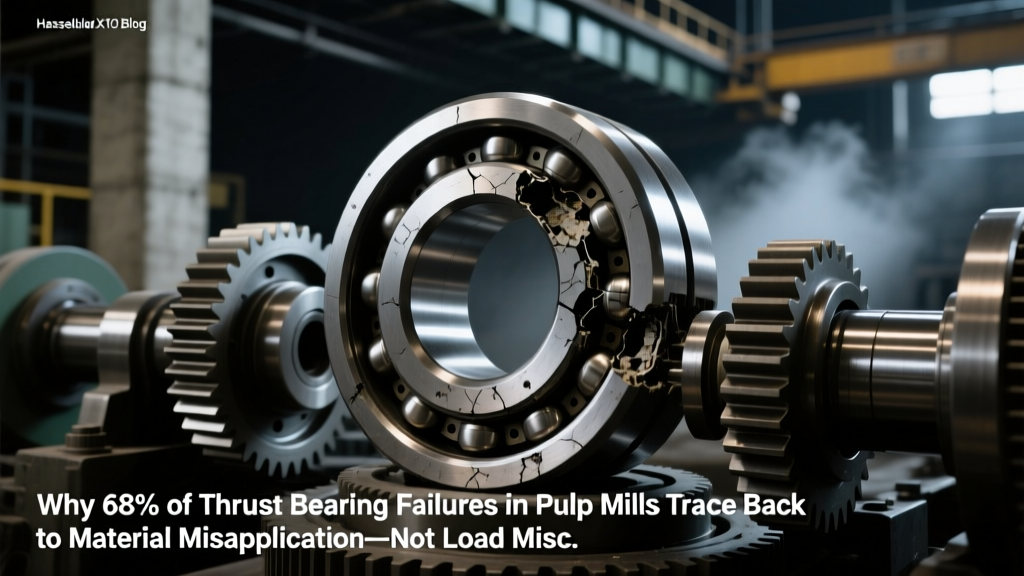 Why 68% of Thrust Bearing Failures in Pulp Mills Trace Back to Material Misapplication—Not Load Miscalculation: A Data-Driven Guide to Thrust Bearing Applications in Pulp & Paper with ISO 281 Life Calculations, Corrosion Resistance Benchmarks, and Real Mill Case Studies