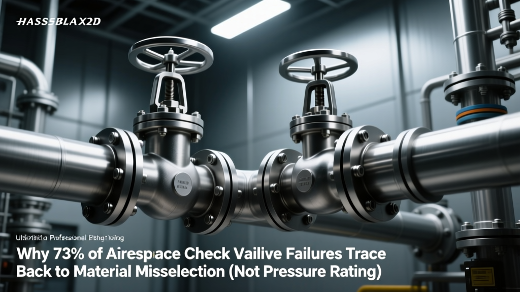 Why 73% of Aerospace Check Valve Failures Trace Back to Material Misselection (Not Pressure Rating): A Field-Tested Guide to Check Valve Applications in Aerospace & Defense That Prevents Catastrophic Flow Reversal in Hypersonic, Avionics Cooling, and Propulsion Systems