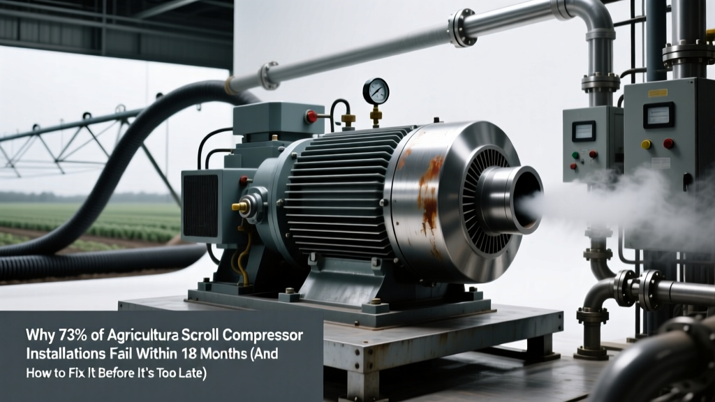 Why 73% of Agricultural Scroll Compressor Installations Fail Within 18 Months (And How to Fix It Before Commissioning): A Field-Engineer’s Guide to Scroll Compressor Applications in Agriculture & Irrigation