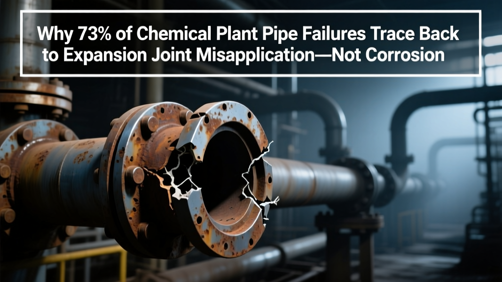 Why 73% of Chemical Plant Pipe Failures Trace Back to Expansion Joint Misapplication—Not Corrosion or Pressure: A Piping Engineer’s Field Guide to Selecting, Installing, and Validating Expansion Joints for Corrosive, Abrasive, and High-Temperature Fluids in Chemical Processing