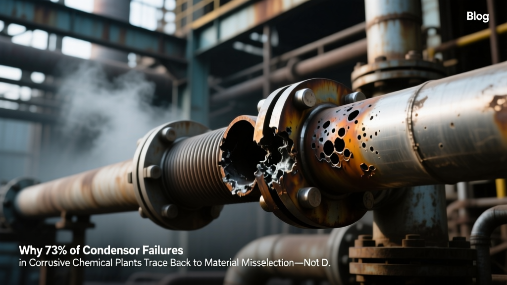 Why 73% of Condenser Failures in Corrosive Chemical Plants Trace Back to Material Misselection—Not Design: A Safety-First Guide to Condenser Applications in Chemical Processing for Corrosive, Abrasive, and High-Temperature Fluids