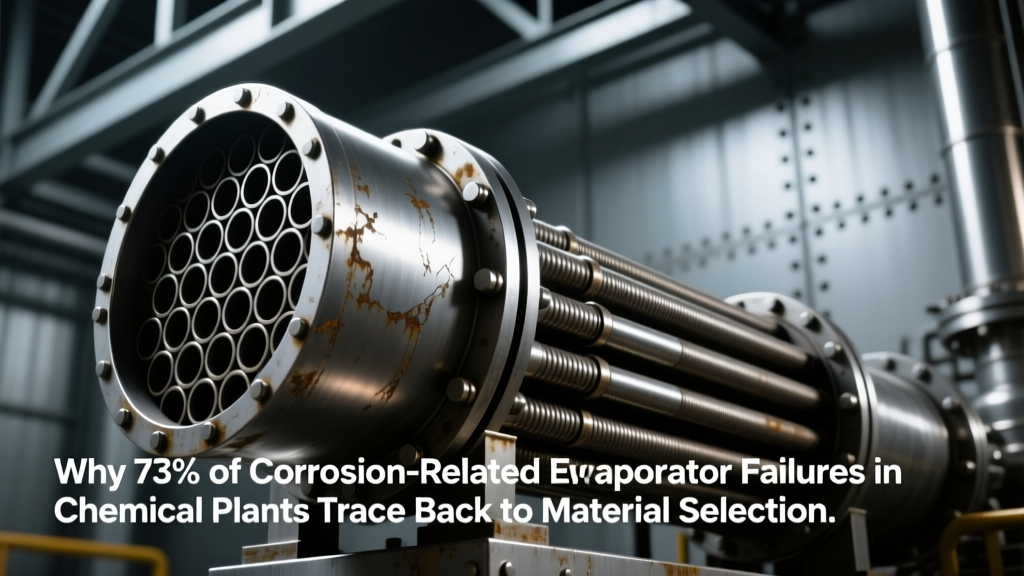 Why 73% of Corrosion-Related Evaporator Failures in Chemical Plants Trace Back to Material Selection—Not Design: A Real-World Guide to Evaporator Applications in Chemical Processing for Corrosive, Abrasive, and High-Temperature Fluids