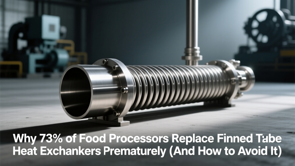 Why 73% of Food Processors Replace Finned Tube Heat Exchangers Prematurely (And How to Avoid It): A Field-Tested Guide to Selecting, Validating, and Maintaining Finned Tube Heat Exchangers in FDA-Regulated Food & Beverage Production