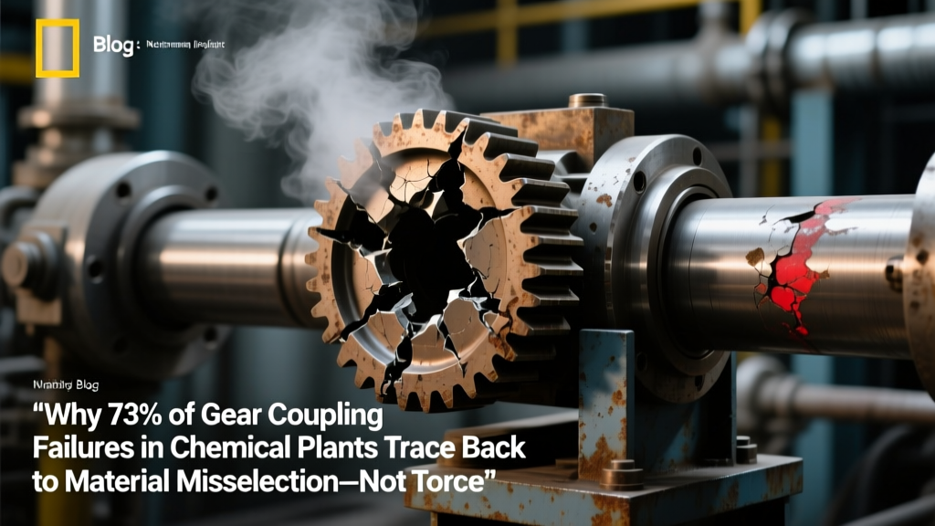 Why 73% of Gear Coupling Failures in Chemical Plants Trace Back to Material Misselection—Not Torque Overload: A Real-World Guide to Specifying Gear Couplings for Corrosive, Abrasive & High-Temperature Fluid Service