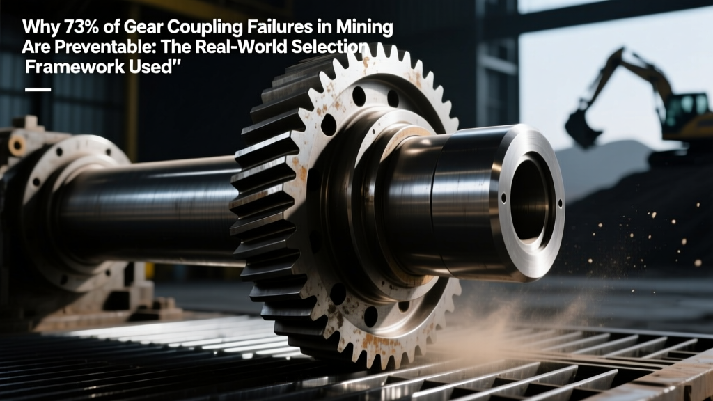 Why 73% of Gear Coupling Failures in Mining Are Preventable: The Real-World Selection Framework Used by Rio Tinto, Vale, and Freeport-McMoRan for Crushers, SAG Mills, and Slurry Pumps