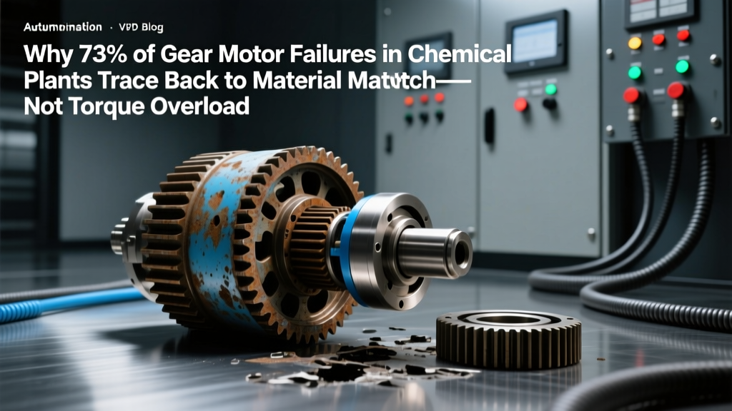 Why 73% of Gear Motor Failures in Chemical Plants Trace Back to Material Mismatch—Not Torque Overload: A Corrosion-, Abrasion-, and Temperature-Resistant Selection Framework for Engineers