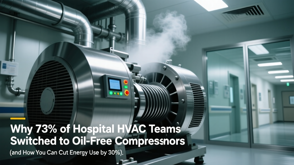 Why 73% of Hospital HVAC Teams Switched to Oil-Free Compressors (and How You Can Cut Energy Use by 18–22% Without Sacrificing Air Purity or System Uptime)