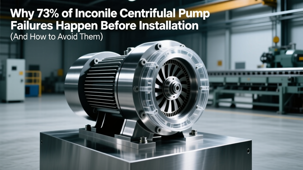 Why 73% of Inconel Centrifugal Pump Failures Happen Before Installation (And How to Avoid Them): A Field-Engineered Guide to Material Integrity, Thermal Stability, and Real-World Selection for Extreme Environments