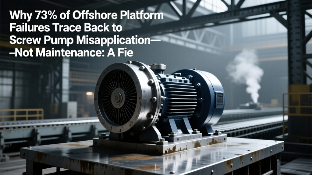 Why 73% of Offshore Platform Failures Trace Back to Screw Pump Misapplication—Not Maintenance: A Field Engineer’s Real-World Breakdown of Screw Pump Applications in Oil and Gas Industry Across Upstream, Refining, and Pipeline Transport