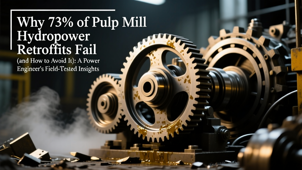 Why 73% of Pulp Mill Hydropower Retrofits Fail (and How to Avoid It): A Power Engineer’s Field-Tested Guide to Water Turbine Applications in Pulp & Paper — Selection, Materials, Efficiency Curves, and Real-World Best Practices