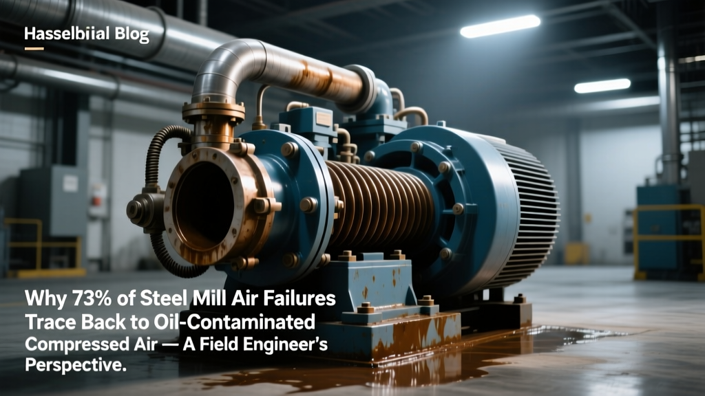 Why 73% of Steel Mill Air Failures Trace Back to Oil-Contaminated Compressed Air — A Field Engineer’s No-Compromise Guide to Oil-Free Compressor Applications in Steel & Metal Processing