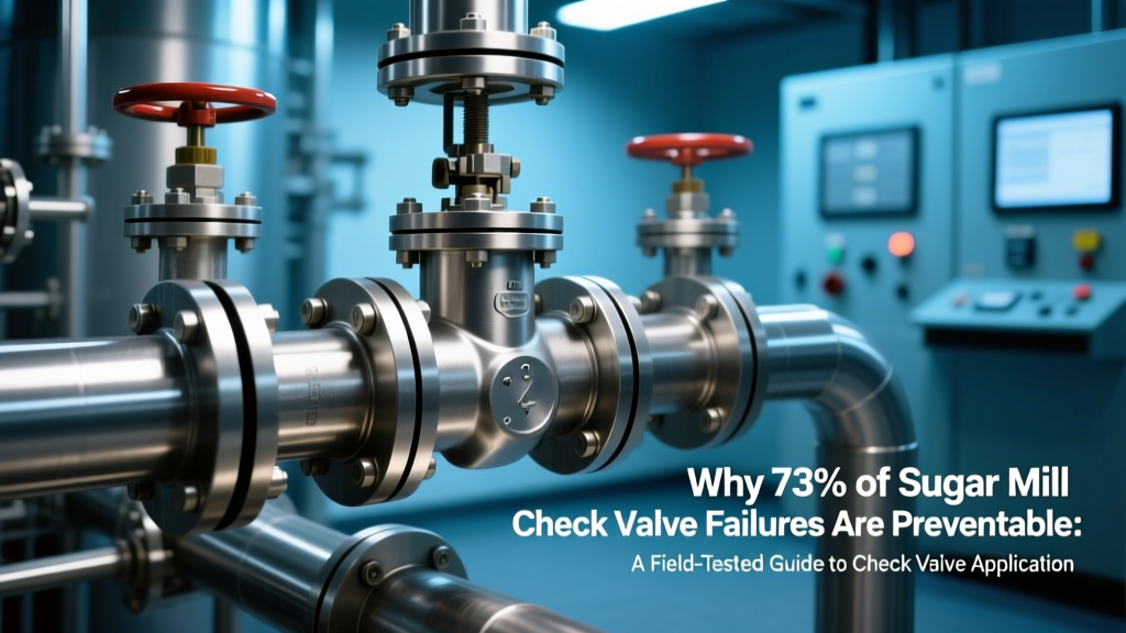 Why 73% of Sugar Mill Check Valve Failures Are Preventable: A Field-Tested Guide to Check Valve Applications in Sugar Processing That Cuts Downtime, Prevents Crystallization Blockages, and Extends Valve Life by 4–7 Years