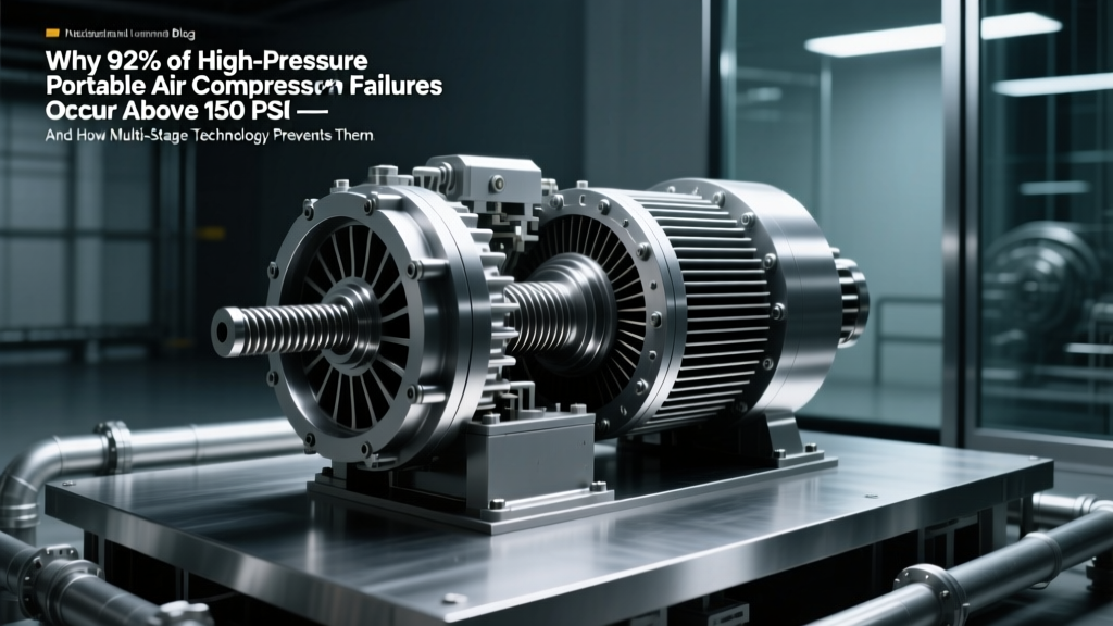Why 92% of High-Pressure Portable Air Compressor Failures Occur Above 150 PSI — And How Multi-Stage Compression with Certified Intercooling & ASME-Compliant Safety Systems Prevents Catastrophic Failure in Field Operations