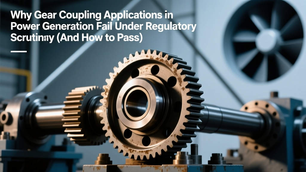 Why Gear Coupling Applications in Power Generation Fail Under Regulatory Scrutiny (And How to Pass ASME B31.1, IEEE 841, and NRC Compliance Checks on First Audit)