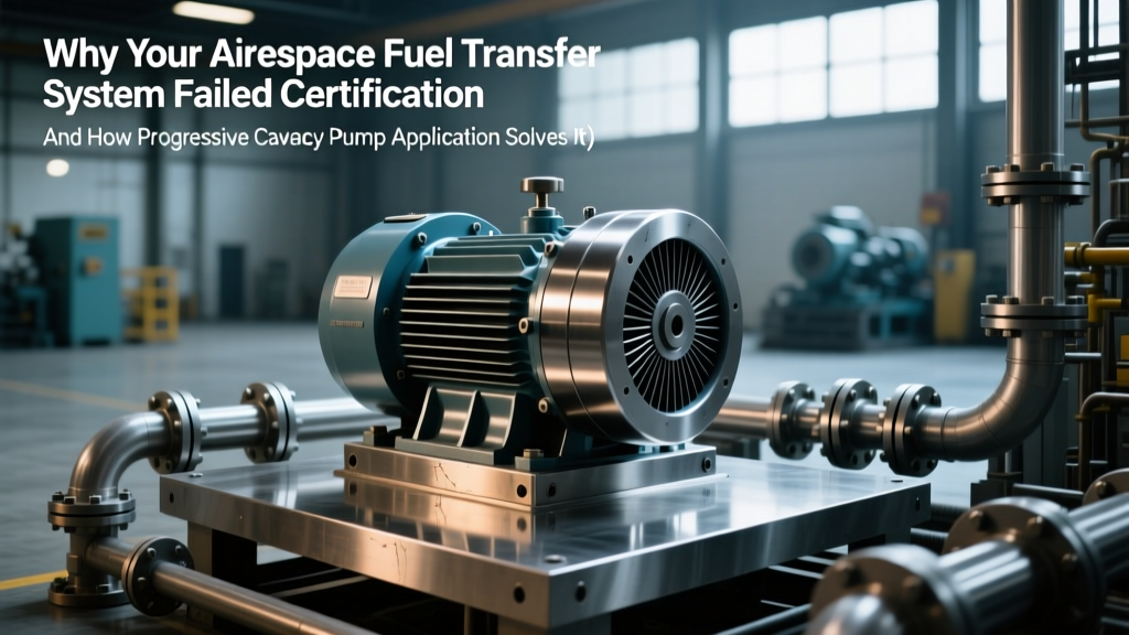 Why Your Aerospace Fuel Transfer System Failed Certification (And How Progressive Cavity Pump Applications in Aerospace & Defense Solve It) — A Materials, Selection & Compliance Field Guide for Engineers