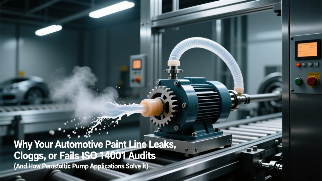 Why Your Automotive Paint Line Leaks, Clogs, or Fails ISO 14001 Audits (And How Peristaltic Pump Applications in Automotive Manufacturing Solve All Three — With Real NPSH Curves, Material Certs, and 7 Field-Tested Fixes)