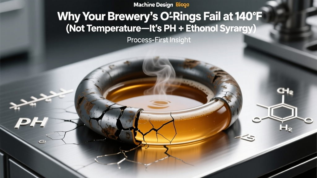 Why Your Brewery’s O-Rings Fail at 140°F (Not Temperature—It’s pH + Ethanol Synergy): A Process-First Guide to O-Ring Applications in Brewing & Distilling That Prevents Downtime, Contamination, and Regulatory Flags