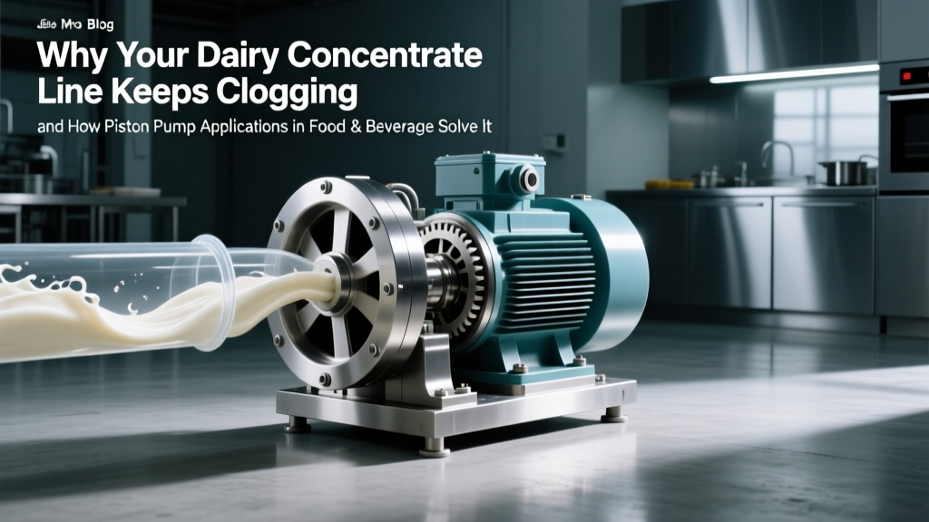 Why Your Dairy Concentrate Line Keeps Clogging (and How Piston Pump Applications in Food & Beverage Solve It Without Sacrificing FDA Compliance or Product Integrity)